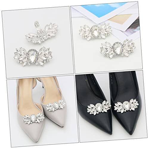 Pinces à chaussures décorations breloques nœuds de mariée Veemoon