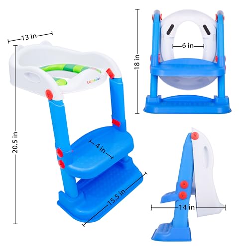 Sunny Days Entertainment 470130 Cocomelon 1St Training Seat Step Up Potty, Upgrade Toddler Toilet Training Seat thumb #5