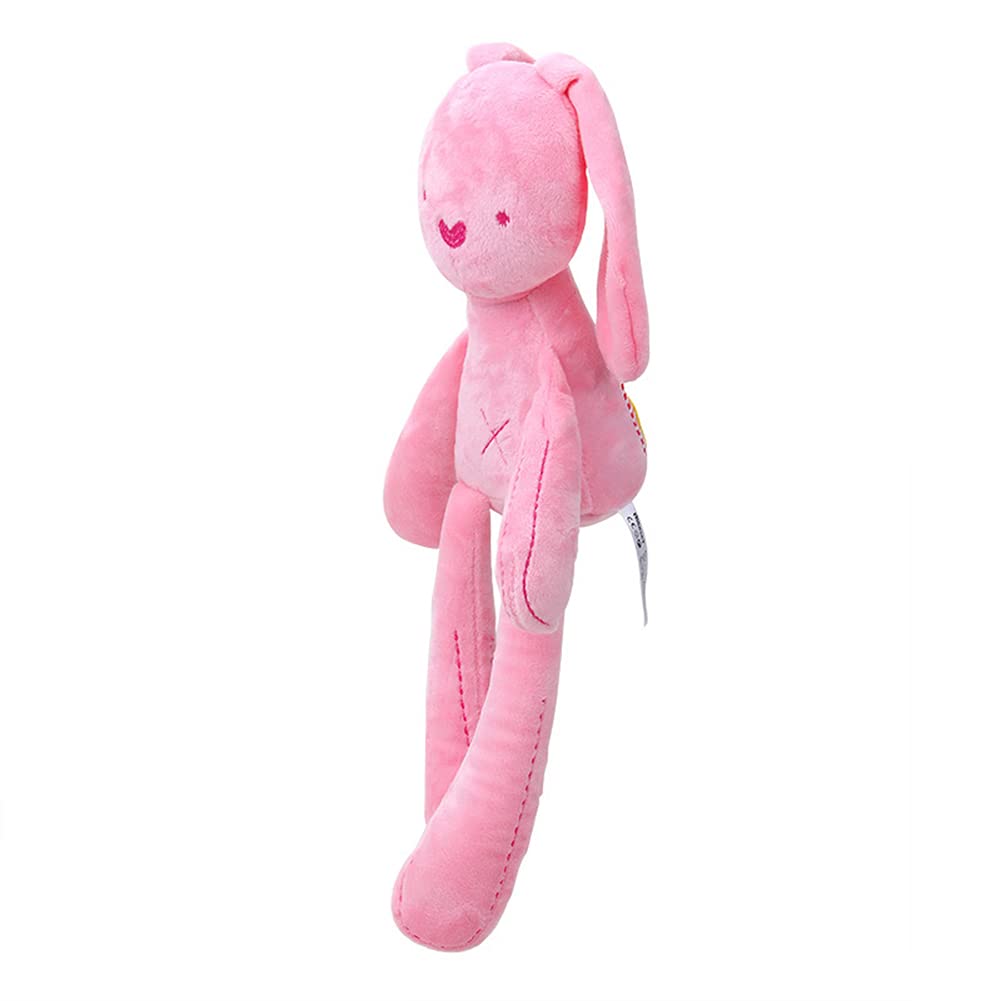 Süßer Plüschhase Mit Schlappohren – 20 Cm Weiches Kuscheltier Für Babys & Kinder (weiß/rosa)