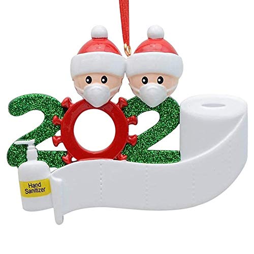 Ztl Christmas Ornaments 2020 Quarantine Personalized Ornament Survived Family Customized Christmas Tree Ornaments Holiday Decorations Creative Xmas Gifts