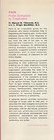 Pain: From Symptom to Treatment 0442251076 Book Cover