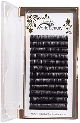 Volume Faux Mink Eyelash Extensions 0.05mm Thickness C Curl 13mm Silk Individual Lash Extensions for Professional Salon Use