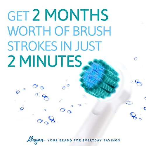 Replacement Brush Heads Compatible With Oral B- Sensitive Gum Care Electric Toothbrush Heads - Pk Of 4 Generic Brushes Refill For Oralb Braun- Fits Oral-B 7000, Pro 1000 500 & More! #TOP2