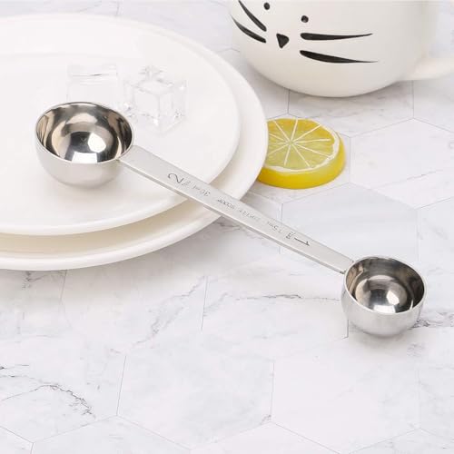 Protein Scoop, 30g Scoop, Measuring Protein Scoop Set, Dual-Headed Stainless Steel Scoop, Powder Dispenser Scoop for Protein Powder, Dispenser Protein Powder, Measuring Scoop, Scoops for Powder - Image 4