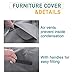 AKEfit Patio Furniture Cover Outdoor sectional Furniture Covers Waterproof Dust Proof Furniture Lounge Porch Sofa Protectors D126