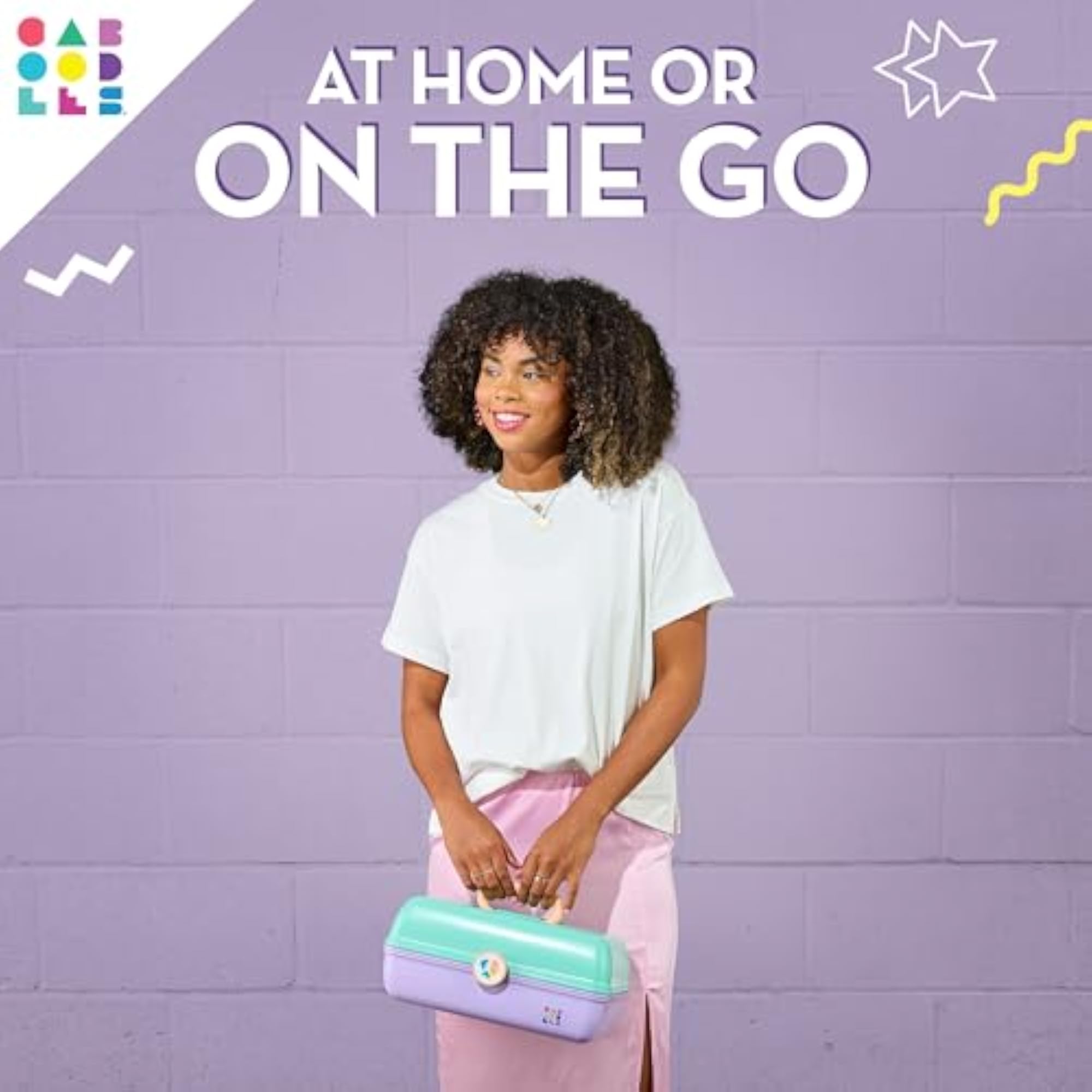 Girls Go Black Small Cosmetic Bag