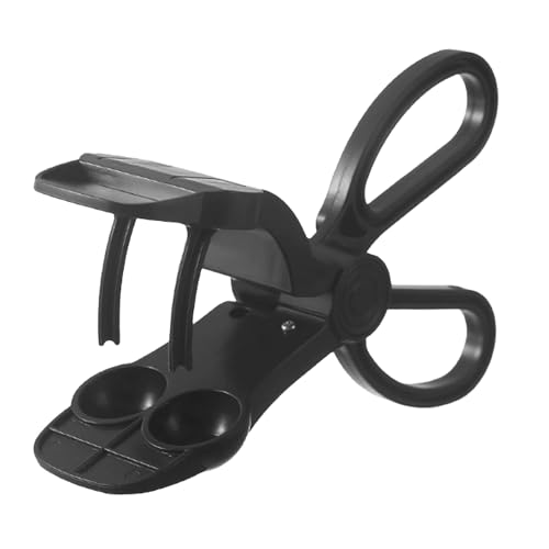 Zerodis Portable Cherry Pitter Tool, Stainless Steel Handheld Fruit Pitter Tool with Lock Olive Core Remover Kitchen Gadget for Making Cherry Jam Desserts Baking Hawthorn Berries (Black)