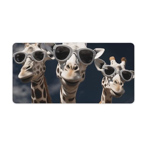 Three Giraffes Desk Pad Protector Large Waterproof Desk Mat miniatura 1