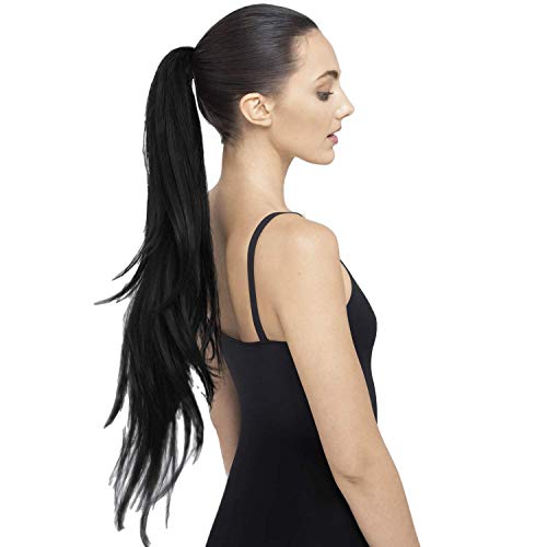 THE RUBY 30  Salon-Quality Hair Extension - Infinite Celebrity Looks With StyleFlex (Black)