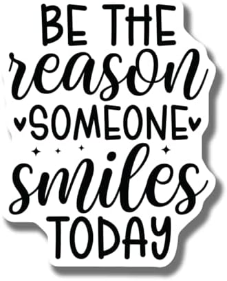Motivational Quote Magnet - Be The Reason Someone Smiles Today - ...