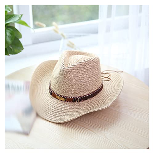 Chapeau cowboy chapeau de soleil d'été YXWYXWA pliable et léger
