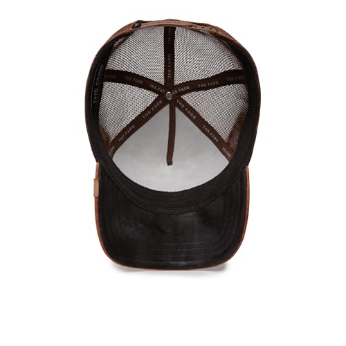 Image of Goorin Storm Crow Trucker Hat, Brown, Unisex, One Size