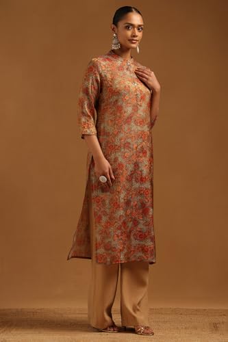 Image of Soch Womens Muslin Botanical Kurta