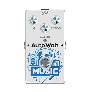 Classic Auto Wah Sound: Delivers authentic 70s-style funky filter tones perfect for guitarists and bass players exploring vintage-inspired grooves and expressive lines. Zinc Alloy Enclosure: Built with LONGLASTING zinc alloy housing for reliable stag...