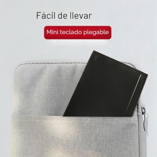 Teclado Bluetooth Plegable ideal para trabajar en cafeterías con tu teléfono Android 6