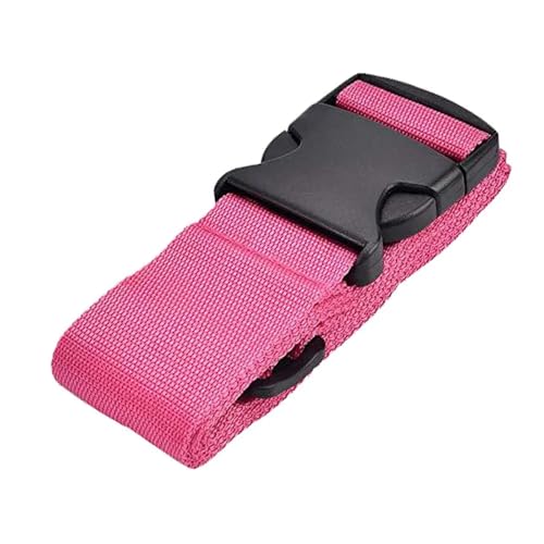 Sangles de bagages roses lot de 4 ceintures de sécurité réglables pour valise de voyage