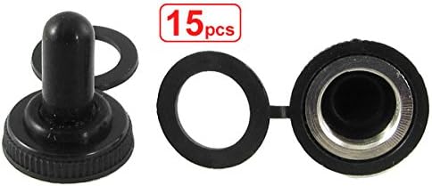 Sourcingmap 15x 11mm 7/16" Waterproof Toggle Switch Rubber Cover Cap Seal - Image 3