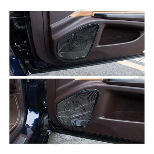 Cache-Haut-Parleur Portière Lexus ES Protéger Grille Audio Rayée Noir Titane