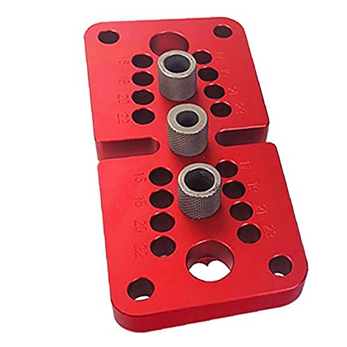 Gat boor punch positioner houtbewerking 3 in 1 aluminium legering schuine boorgids set 9pcs Praktische DIY Tools