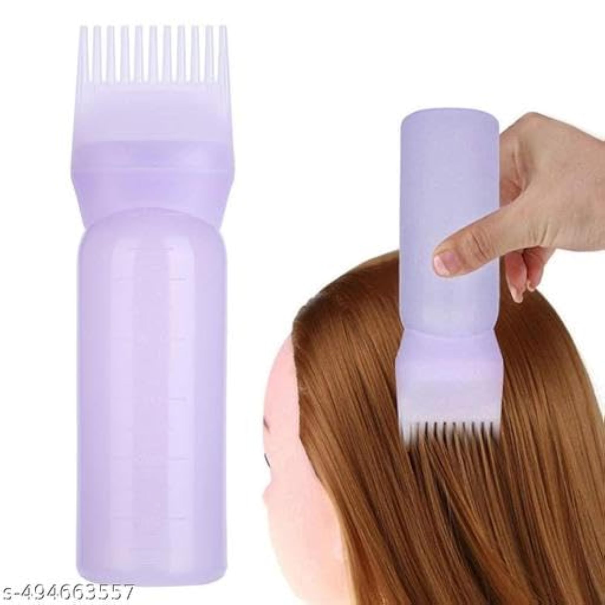 Hair Oil Applicator Bottle with Comb, 120ML Styling Tool