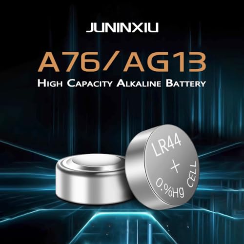 100 Pilas LR44 AG13 Baterías de Botón Alkalinas miniatura 4