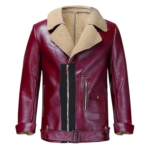 Veste de motard en cuir chaud pour sorties moto vintage urbaines