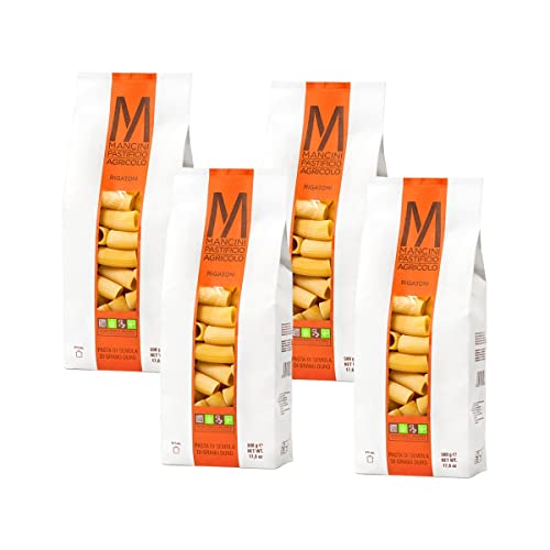 Mancini Pastificio Agricolo - Rigatoni 2 kg (4 confezioni da 500 gr)-image