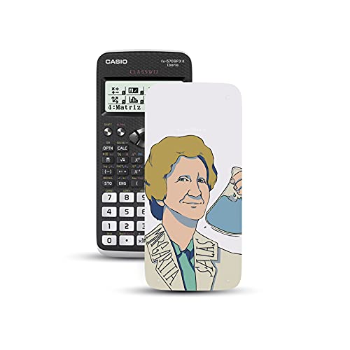Casio FX-570SPXII, Calculadora Científica con ilustración de Margarita Salas en la tapa, Recomendada para el Curriculum Español y Portugués, 576 Funciones, 11.1 x 77 x 165.5 mm, Gris/Blanco