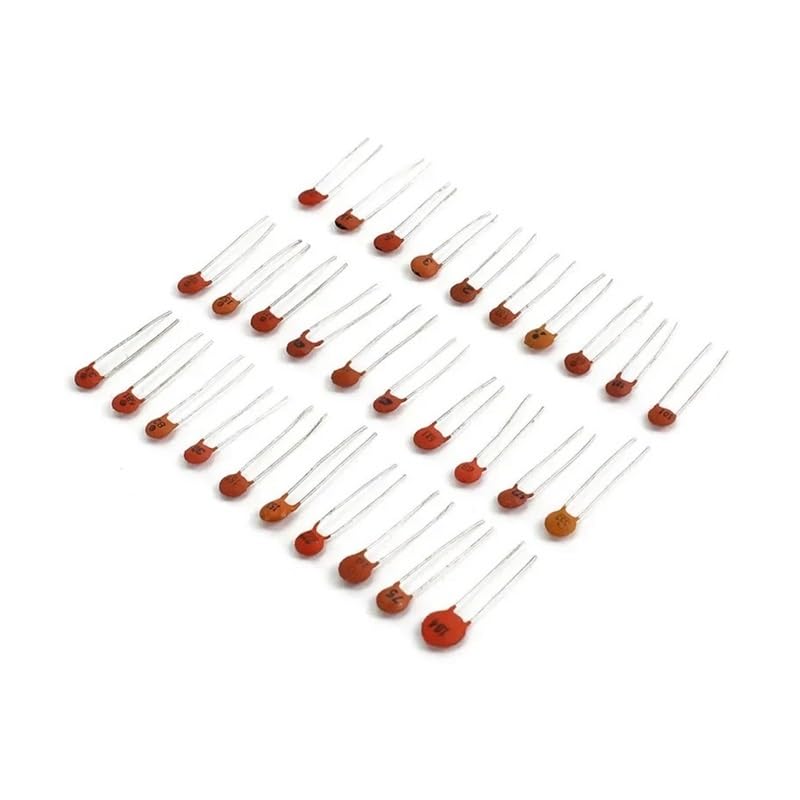 Condensateurs céramiques lot de 300 pièces 30 valeurs 2pF à 0.1uF