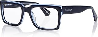 Shisen Fox Kokoro 2.0 Rectangular Acetate Spectacles Frames for Men &amp; Women with Demo Lenses | Classic Full Rim Eye Frames...