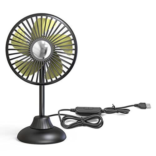 Ventilador de vehículo pequeño para salpicadero y calor