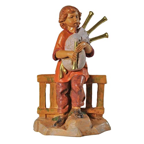 Fontanini Statuine presepe Pastore zampognaro 12cm 107
