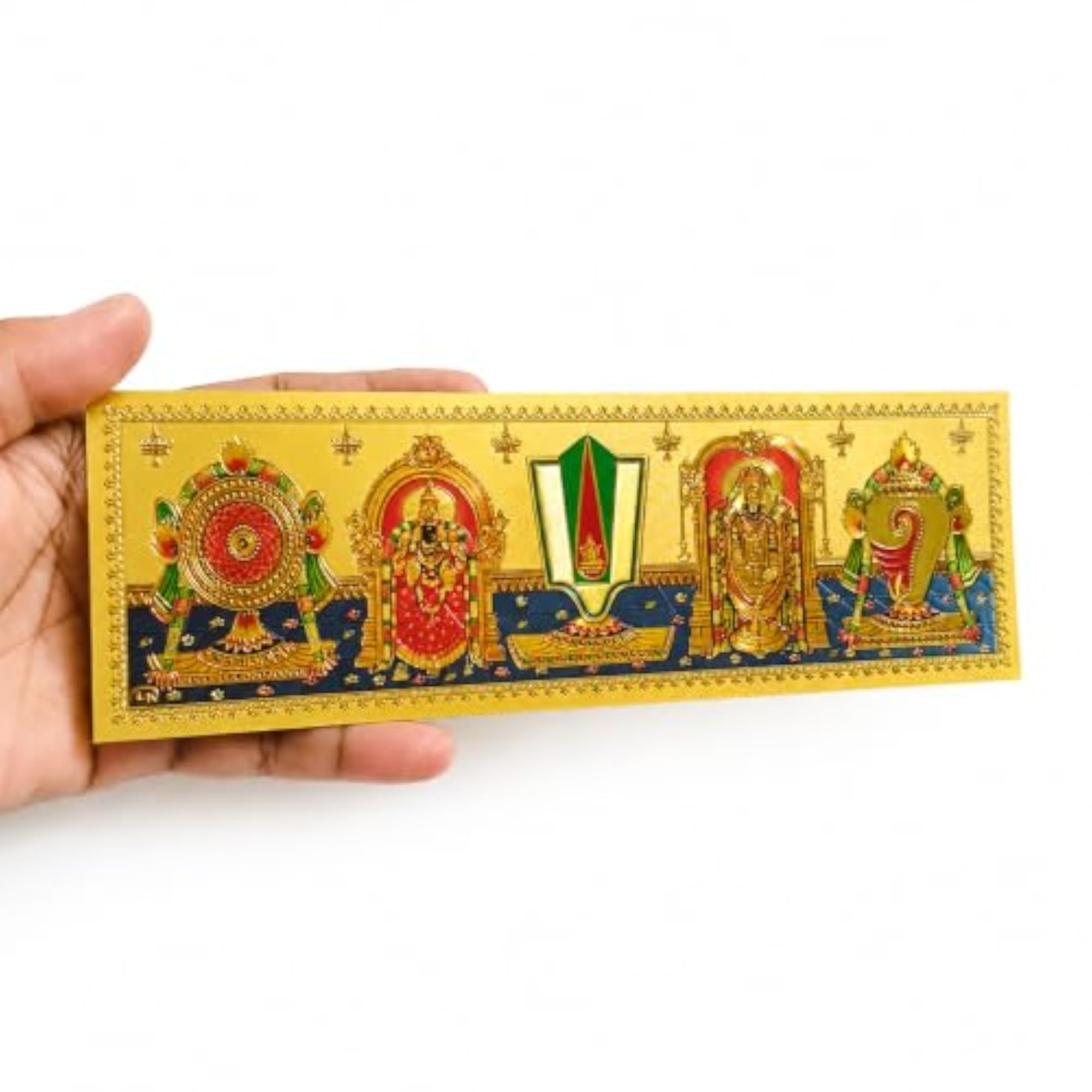 Sangu Chakra Namam Stickers with Perumal