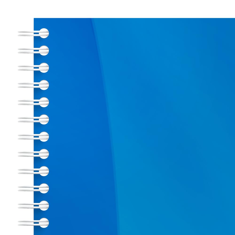 Oxford My Colours Lot de 5 Cahiers A4 Petits Carreaux Couvertures Polypro Couleurs Vives