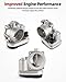 VANBOL Electronic Throttle Body Fit for 2005-2010 Chrysler 300 Pacifica Sebring Town Country Dodge Avenger Challenger Charger Grand Caravan Journey Magnum Nitro V6 2.7L 3.5L 4.0L 4861691AA 4861694AA