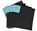 Black Self-stick Adhesive 10" x 10" EVA High Density Foam Sheets (5 Pack) 3mm by Strong Back Crafts- for canoe & kayak seats & traction pads, dog traction for cars, scrapbooking, arm & wrist rests
