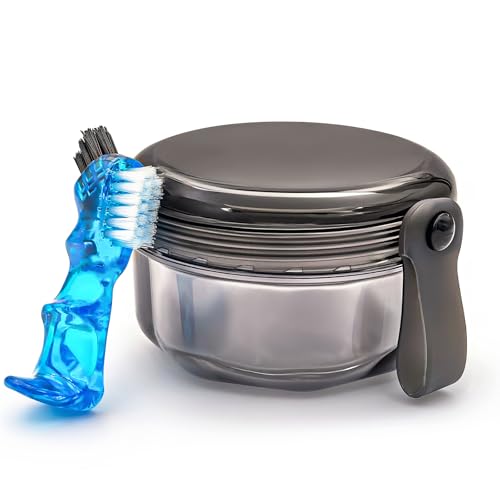 Leak Proof Denture Cups for Soaking Dentures,...