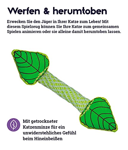 Petstages Fresh Breath Mint Stick - Zahnpflege-Kauspielzeug für Katzen - mit Minze