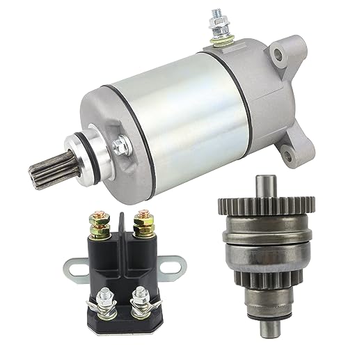 Image of Starter w /Bendix & Relay for Polaris Sportsman 500 Carb 05-06, Ranger 500 Carb 05-06, 05-06 Scrambler 500 /Magnum 330 /Trail Boss 330 /ATP 500 330, Sportsman 450 06, Sportsman 400 05