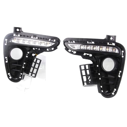 DRL LED para Kia Rio K2 2017-2018 con luz de giro amarillo de 12V