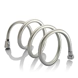 SR SUN RISE Square White Non-Toxic Odorless PVC Smooth Flexible and Anti-Kink Brass Spin Inner Core
