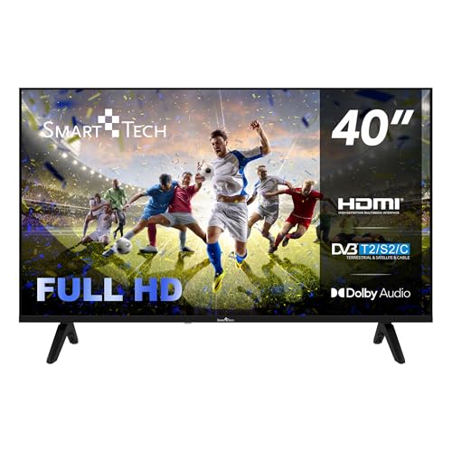 Smart Tech TV LED FHD 40' (100 cm) 40FH01K Smart TV Whale os- Molotov, Netflix, Prime Video, Disney+, Youtube, Plex 3xHDMI - 2xUSB