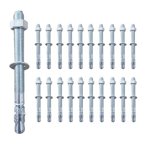 WOSIMAN 20�p�b�N 3/4�C���` x 7�C���` �E�F�b�W�A���J�[ �������b�L�R���N���[�g�A���J�[ ���Ȉ����E�F�b�W�A���J�[�p �Z�����g����уR���N���[�g�p �i�b�g�ƃ��b�V���[�t���B