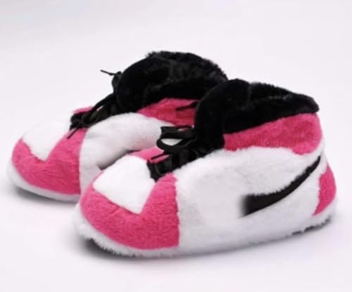 Image of Warm Furry Sneakers Slipper Comfy House Shoes Winter Plush Fuzzy Slipper Shoes For Women Men One Size Fits Most Fluffy Slides For Indoor Outdoor Bigfoot Gifts Houseshoes