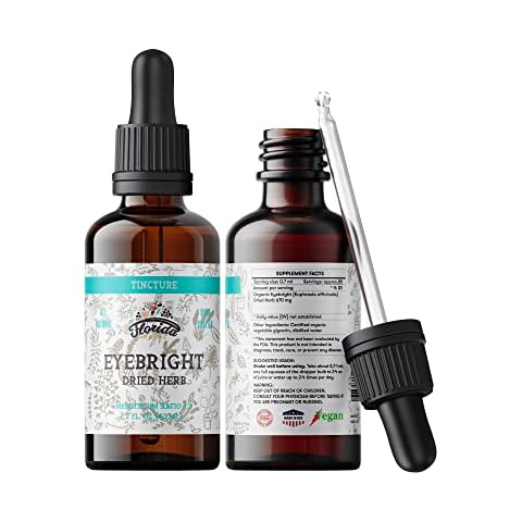 Eyebright Tincture, Organic Eyebright Extract Drops (Euphrasia officinalis) Herb Cover
