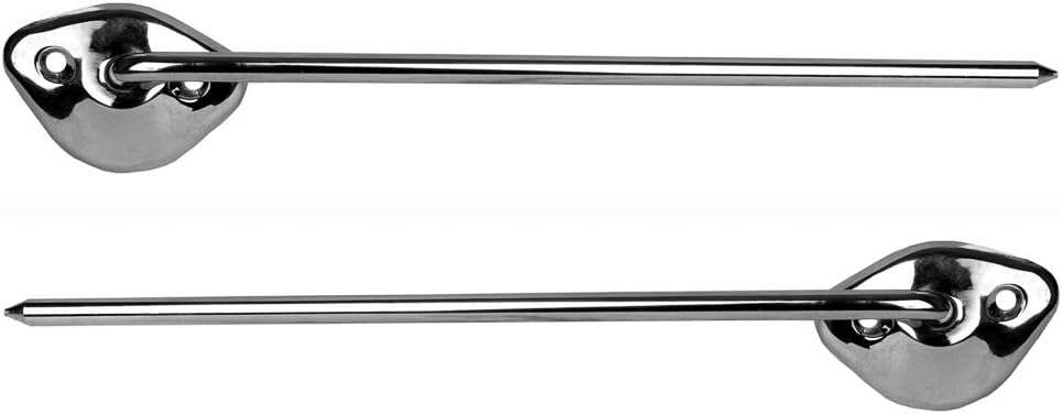 Blue Oval Industries 1985-1993 Mustang Coupe and Hatchback Sun Visor Bracket and Arm Pair