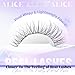 Natural Lash Clusters Wispy Cluster Eyelash Extensions 168pcs Individual Lashes 8-16mm C-Curly DIY Lash Extension Natural Look Soft Thin Band Cluster Lashes by ALICE