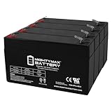 Mighty Max Battery 6V 1.3AH Battery for BP1.2-6 BB Sealed Lead Acid Battery - 4 Pack