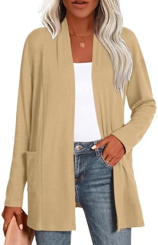 Anymiss Womens Long Sleeve Sweaters Cardigan Plus Size Jackets M-5XL