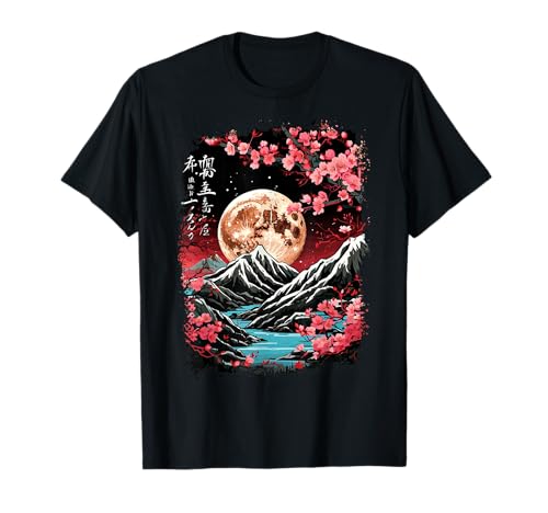 Estético Estilo De Japón Anime Asiático Camiseta